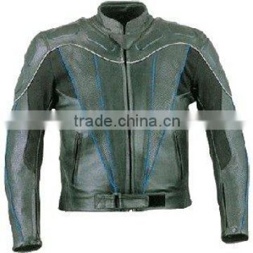 DL-1211 Leather Motorbike Jacket