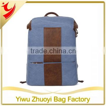 High quality canvas and leather Computer Backpack Packsack