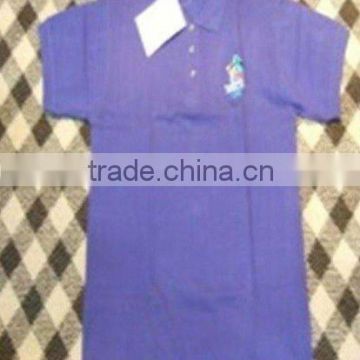 Men's Cotton Short Sleeve Blank Polo Shirt