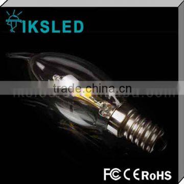 2014 new led filament led bulb 220V 2W/3W/4W 220V E27 E14 B22 candle light