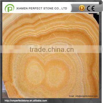 Mineral Stones Yellow Marble With Honey Onyx Stone