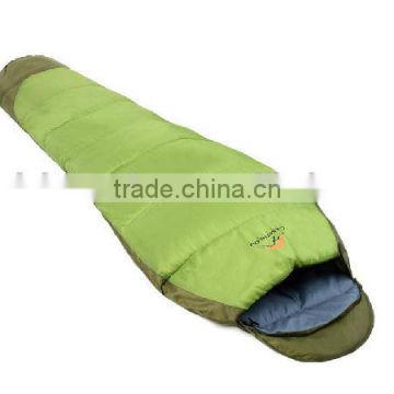 Luxury mummy-shape waterproof and warm sleeping bag for camping