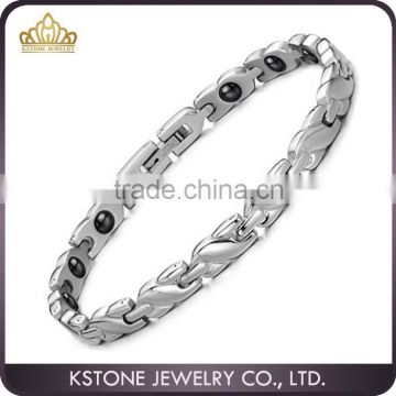 KSTONE 316L Stainless Steel Health Magnetic Energy Bracelet for Women