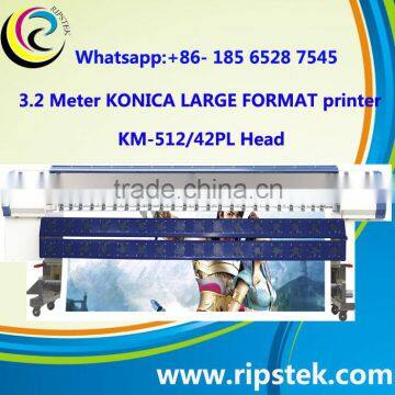 3.2M PVC FLEX BANNER PRINTING MACHINE WITH KONICA KM512/42PL/14PL HEAD