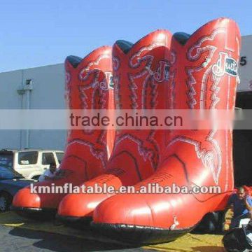 giant inflatable cowboy boots
