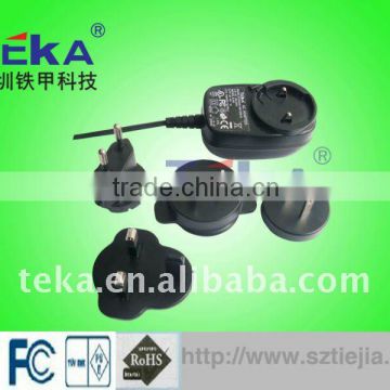 3W 2V 1.5A interchangeable Pins of SR Power Adapters