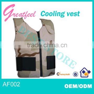 ice camouflage vest made of Phase change material