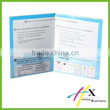 high quality paper file folder with pocket