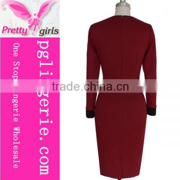 China Dress Manufacturer Fashion Slim Pencil Dress