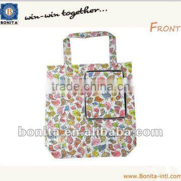 Fashion & cute cartoon tote shopping bag foldable bag