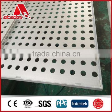 perforated aluminium composite panel