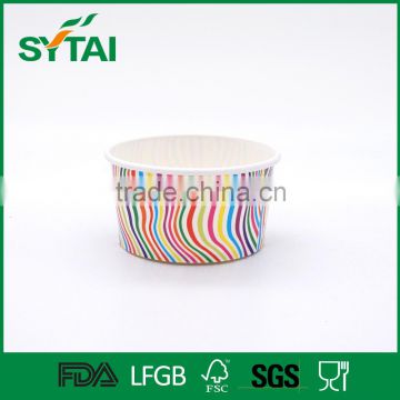 Eco-friendly disposable non-defrmation paper ice cream cups