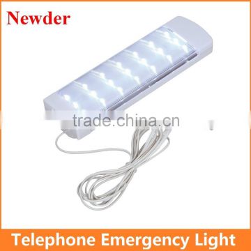 LED emergency lamp light up when using telephone line power MODEL 715L