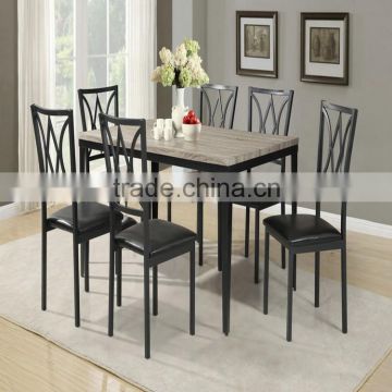 High quality metal table and chair for Dining room set furniture