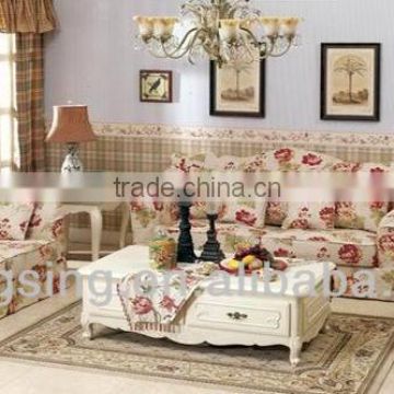 red floral fabric sofa design