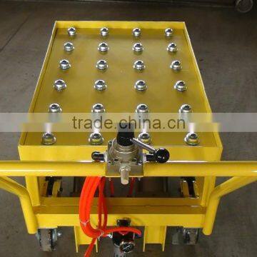 pneumatic lifting platform system with wheels