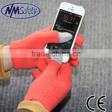 NMSAFETY ladies winter cotton gloves for touch screen