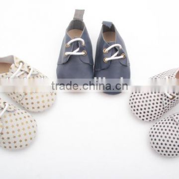 Cheap fashion wholesale genuine leather baby oxford shoes
