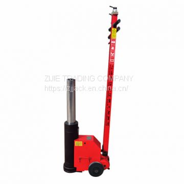 Pneumatic hydraulic beam jack used for safely lifting