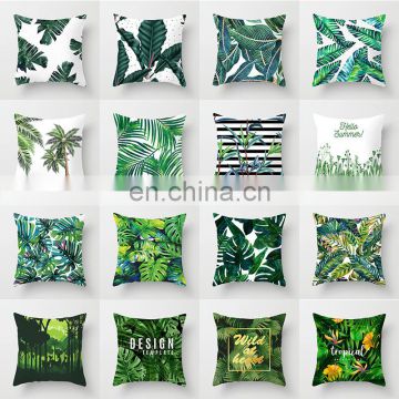 Hotsale cotton linen printed throw pillows covers for couch home decor cushion case sofa pillow