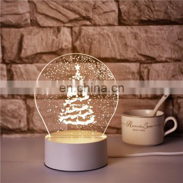 2020 New Product 3D Kids Rechargeable Starry Led Night Light Acrylic Plate