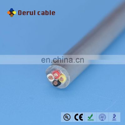 4 cores PUR  insulation oil resistant cable cold resistance cable water resistant power cable