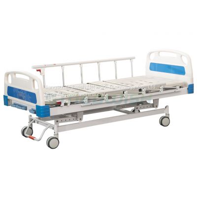 AG-BMS002B Comfortable Medical Equipment Three Crank 3 Function Hospital Bed Manual