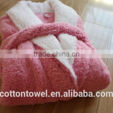 high quality cotton bathrobe/bath skirt of Coral velvet