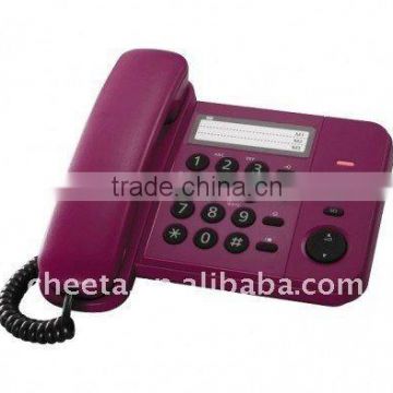 Brand style cute corded telephone with basic function
