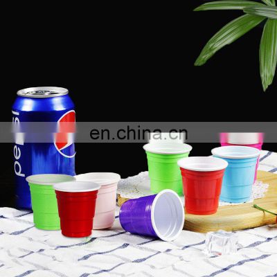 Luxury American Red Personalized Small Plastic Cake Supplies Christmas Disposable Glass Party Paper Cup