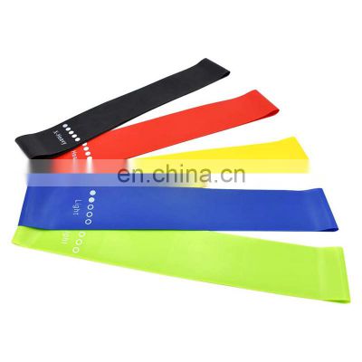 wholesale custom fitness nature latex exercise resistance set bands