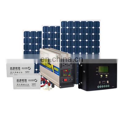portable 1KW complete off grid home solar power panel system all ip65 outdoor solar energy system for home