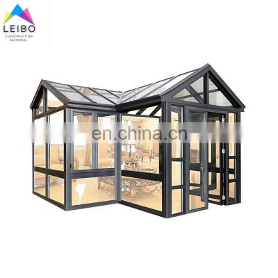 2021 china factory winter garden sunroom sun room sunrooms glass house aluminum profile glass sunroom