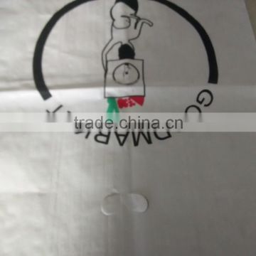 pp woven shoping bag with punch hole