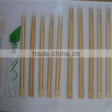 eco friendly paper sleeve twins disposable bamboo chopsticks