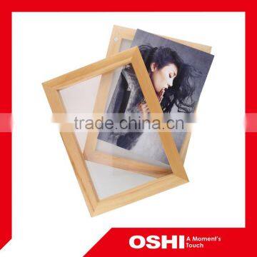 Simple 4x6 size rectangle wooden photo frame, frames photo