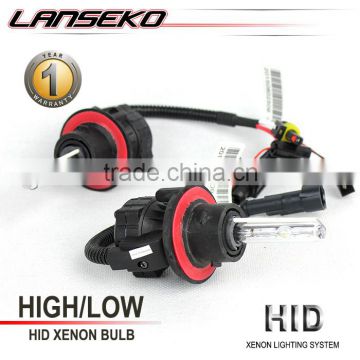 Lanseko wholesale 12V 35W 3200lm high brightness 5000k/8000k/12000k hid headlight bulbs colors xenon bulb