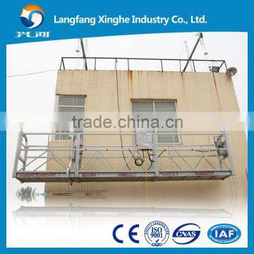 zlp630 415v 1.5kw hot galvanized suspended platform / construciton gondola working platform / lifting electric cradle