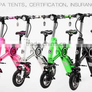 2016 Latest City Two Wheel Foldable Electric Scooter,Electric foldable bicycle mini motor