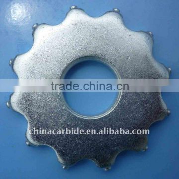 carbide cutters for concrete grinding and milling, scarifying asphalt, coating