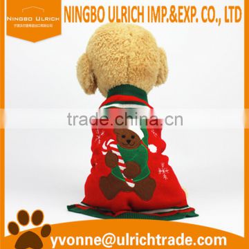M104 hot sale acrylic knitting ugly christmas dog sweaters