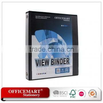 clear pockets pvc1 inch 4-d ring binder