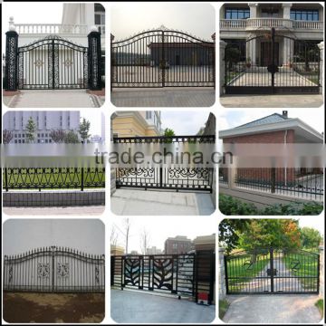 Alibaba supplier wholesale wrought iron villa fence ZX-ZTHL001