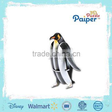 Lovely penguin assembly toy 3d puzzle for kids
