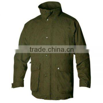 New fashion deep green man's softshell jacket