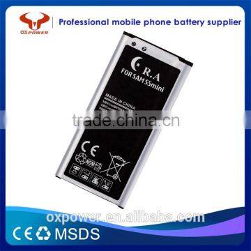 Hot sell battery ,China original factory mobile phone bttery for EB-BG800BBE/S5MINI/G870A/WG800/S800F