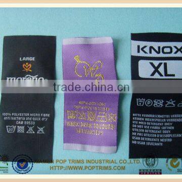 cheap customized clothing woven label for underwear