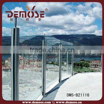 glass and stainless steel balustrades / fence plexiglass