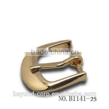 High-class electroplating acid gold women 25mm zinc alloy material belt pin buckle