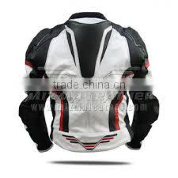 Leather motorbike jacket TRI-207